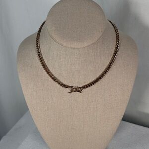 Juicy Couture Gold-Tone Chain Necklace